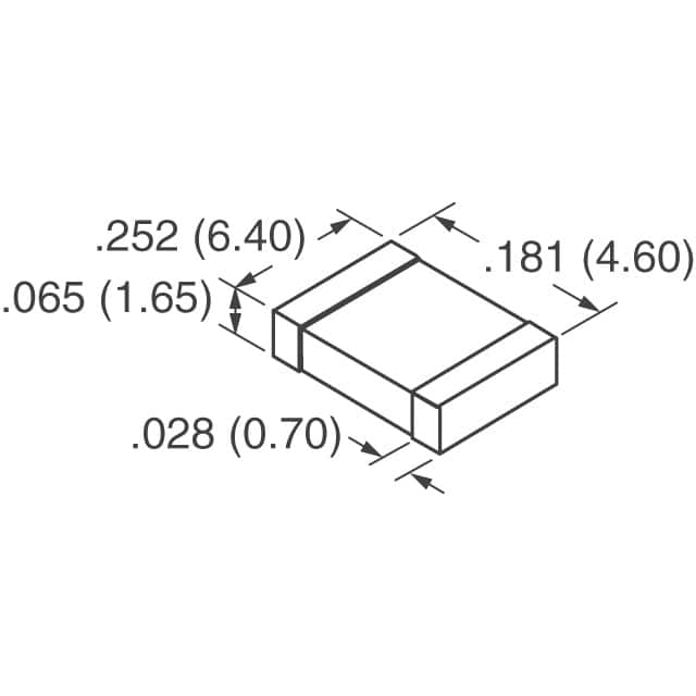 C1825X225K5RAC7800 KEMET  Condensateurs en céramique